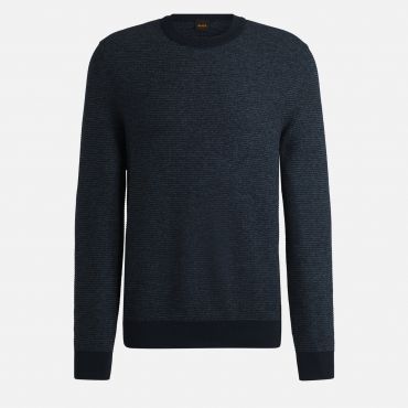 BOSS Orange Aspoki Cotton-Blend Knit Jumper - XL