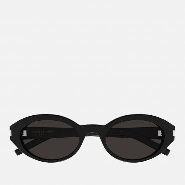 Saint Laurent Oval-Frame Acetate Sunglasses