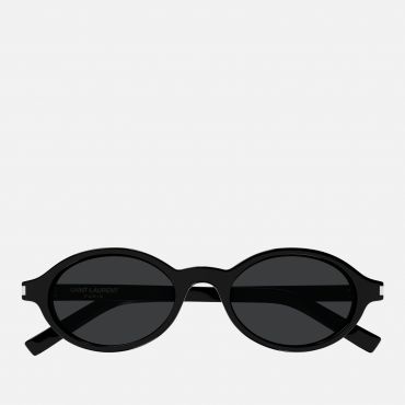 Saint Laurent Jeanne Oval-Frame Acetate Sunglasses