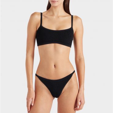 Hunza G Tyler Stretch-Seersucker Bikini