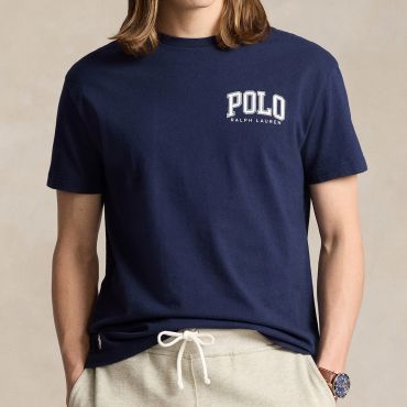 Polo Ralph Lauren Varsity Custom-Fit Cotton-Jersey T-Shirt - XXL