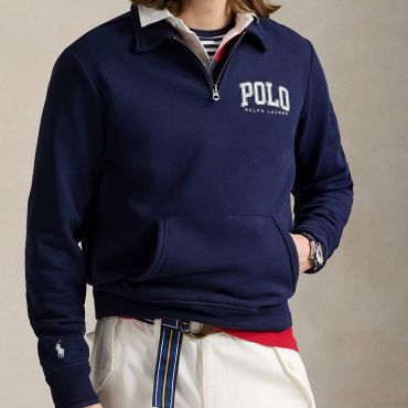 Polo Ralph Lauren Varsity Cotton-Blend Jumper - M