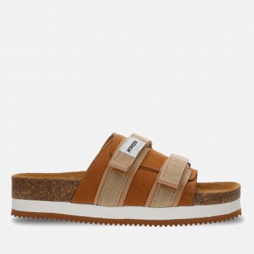 Novesta Unisex Partisan Faux Suede Slide Sandals - UK 6