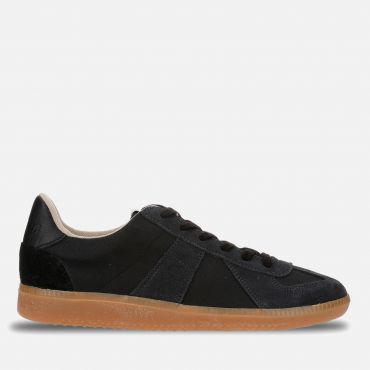 Novesta Men's German Army Canvas and Suede Trainers - UK 8