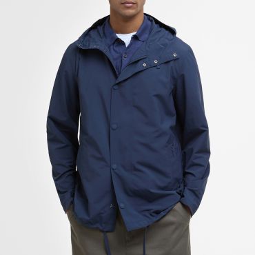 Barbour Quay Showerproof Hooded Matte-Shell Jacket - XXL