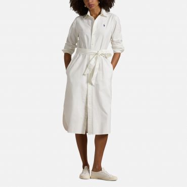 Polo Ralph Lauren Oxford Cotton Dress - UK 10