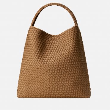 Naghedi Nomad Woven Neoprene Large Hobo Bag
