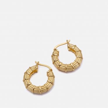 Daisy London Apollo Midi Hoop Earrings