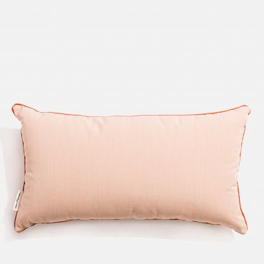 Business & Pleasure Rectangle Throw Pillow - Rivie Pink