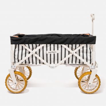 Business & Pleasure Folding Beach Cart - Monaco Black Stripe