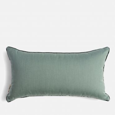 Business & Pleasure Rectangle Throw Pillow - Rivie Green