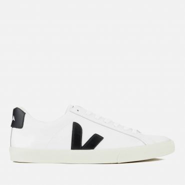 Veja Men's Esplar Leather Trainers - Extra White/Black - UK 8