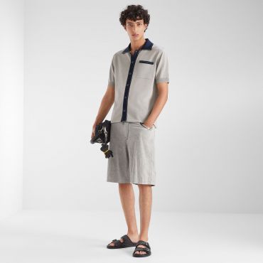 Bermudas, Grey Size 34 - Fendi