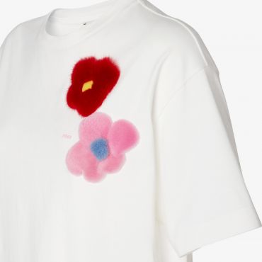 T-shirt, White Size Xxs - Fendi