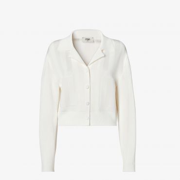 Blouson, White Size 44 - Fendi