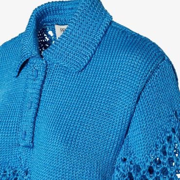 Jumper, Light Blue Size 46 - Fendi