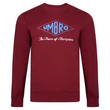 Umbro Choice of Champions Claret Sweatshirt