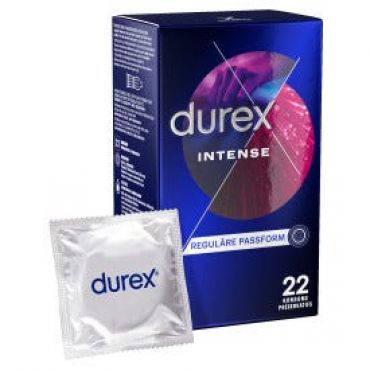 Durex, DUREX Intense Orgasmic, Condom, 22 Pieces - Amorana