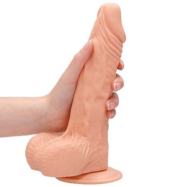 Realrock Realistic Balls Realistischer Dildo, 17 cm - Amorana