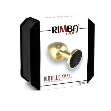 Rimba Buttplug Small Anal plug, Black - Amorana