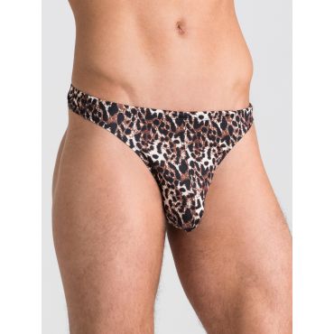 LHM Leopard Print Thong, S/M - Amorana