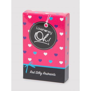 Lovehoney Oh! Silky Bondage Restraints, Red - Amorana
