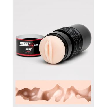 THRUST Pro Ultra Zoey Realistic Masturbator, Flesh Pink - Amorana