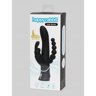 Happy Rabbit Triple Curve Rechargeable Rabbit Vibrator - Amorana