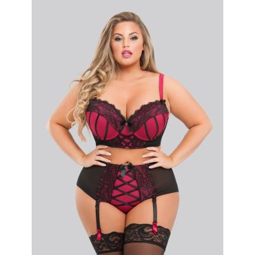 Lovehoney-Lingerie Boudoir Belle Open lingerie set, 1X / 2X - Amorana