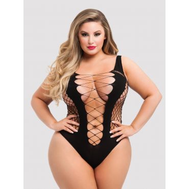 Lovehoney Black Deep Plunge Fence Net Body - Amorana