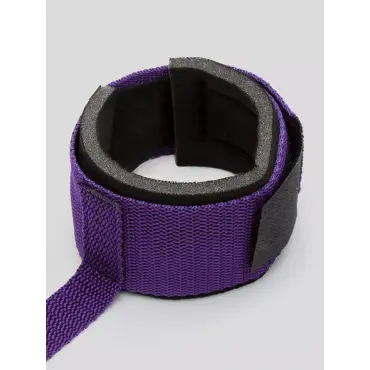 Purple-Reins Body Harness with Wrist and Thigh Restraints - Amorana