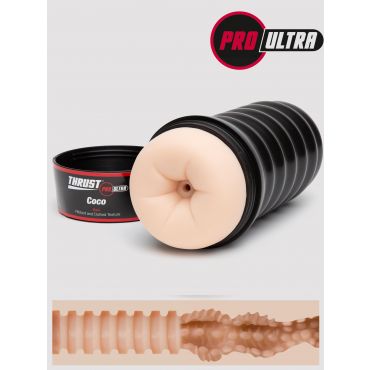 Thrust Pro Ultra Coco Ribbed and Dotted Ass Cup - Amorana