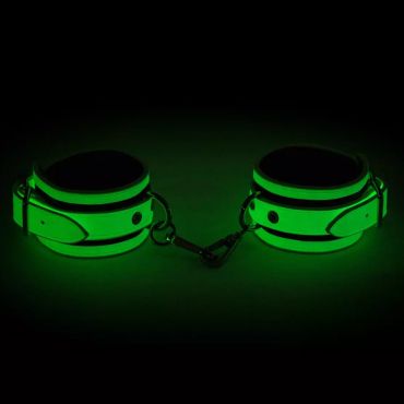 Bondage Boutique Glow In The Dark Wrist Cuffs - Amorana