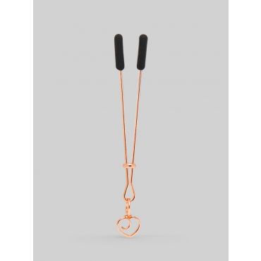 Bondage-Boutique Rose Gold Adjustable Clitoral Clamp - Amorana