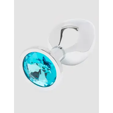 Lovehoney Jewelled Silver Aluminium Medium Butt Plug Anal Plug - Amorana