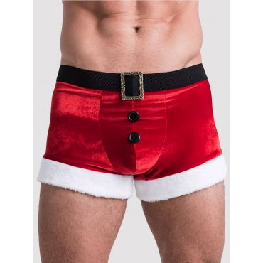 Lovehoney-Fantasy Santa Trunks Boxershorts, S/M - Amorana