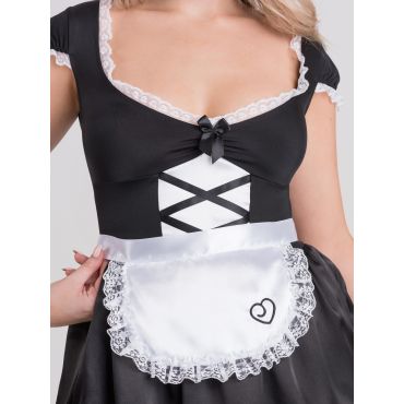 Lovehoney Fantasy French Maid Luxe Costume, L/XL - Amorana