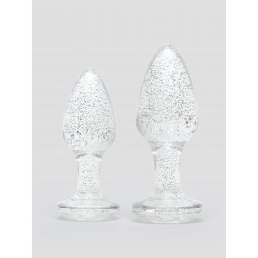 Lovehoney Double Booty Glitter Butt Plug Set - Amorana