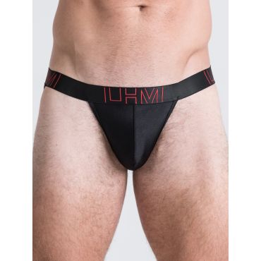 LHM Shiny Microfibre Jockstrap, Black - L / XL - Amorana