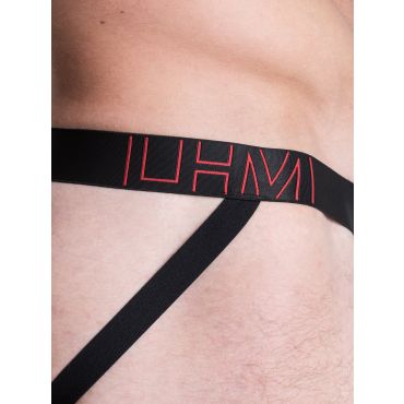 LHM Shiny Microfibre Jockstrap, Black - L / XL - Amorana