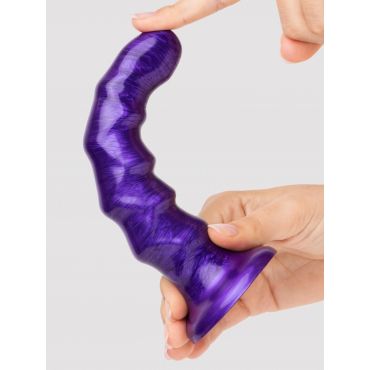 Lovehoney New Wave Metallic Wavy Dildo - Amorana