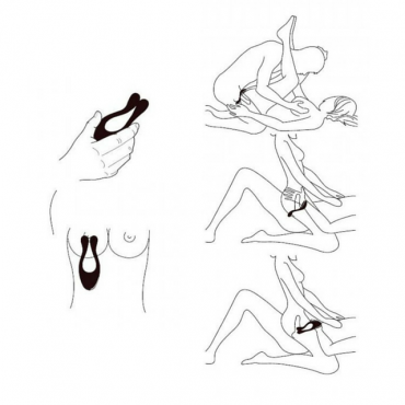 Beauments Doppio Powerful Couples Vibrator, Purple - Amorana