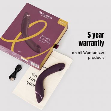 Womanizer OG Pleasure Air G-Spot Stimulator, Aubergine - Amorana
