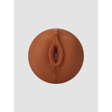 Autoblow A.I. Silicone Vagina Sleeve Brown, Brown - Amorana