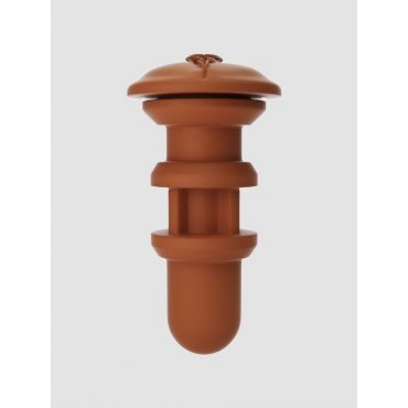 Autoblow A.I. Silicone Vagina Sleeve Brown, Brown - Amorana