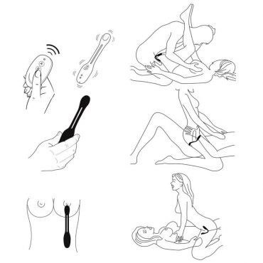 Beauments Flexxio Couples vibrator, Purple - Amorana