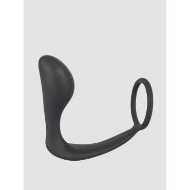 Black-Velvets Cock Ring with Plug - Amorana