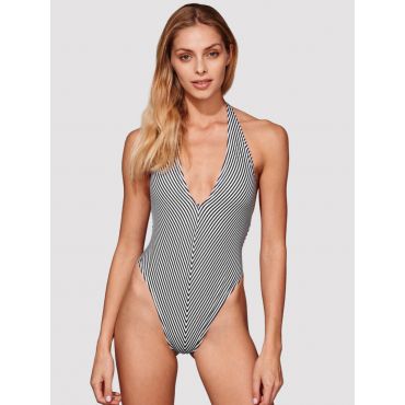 Caprice Boa Vista Stripe Swimsuit, L - Amorana
