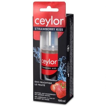 Ceylor, Strawberry Kiss, Water Based Lubricant - Amorana