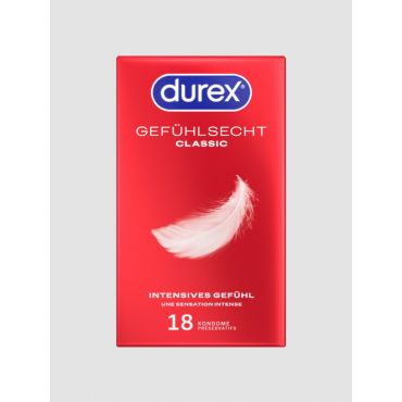 Durex Gefühlsecht Classic Condoms, 18 pieces - Amorana